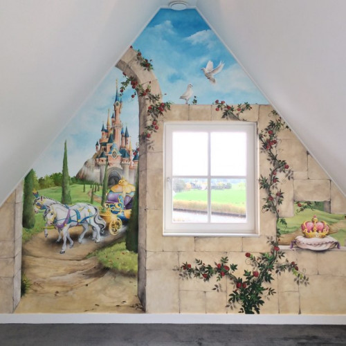 17 Muurschildering Prinsessenkamer