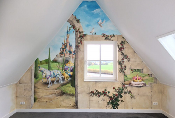 17 Muurschildering Prinsessenkamer