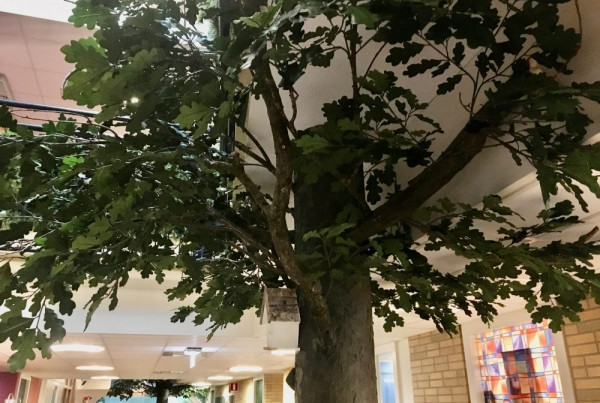 3D KUNSTboom doorsnede kruin 2,5 m
